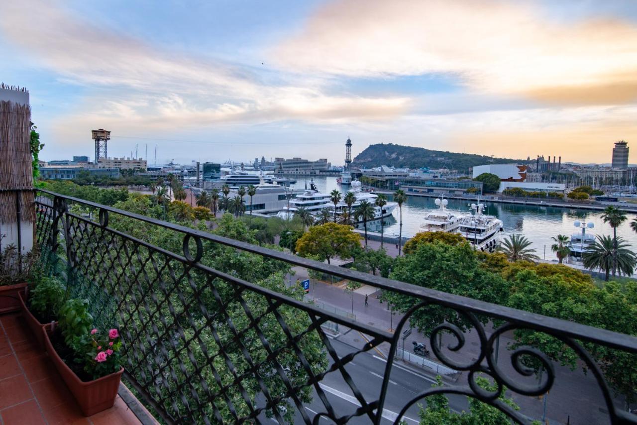 Superb Cute Flat Barcelona Bests View On The Sea For Couple Exterior foto